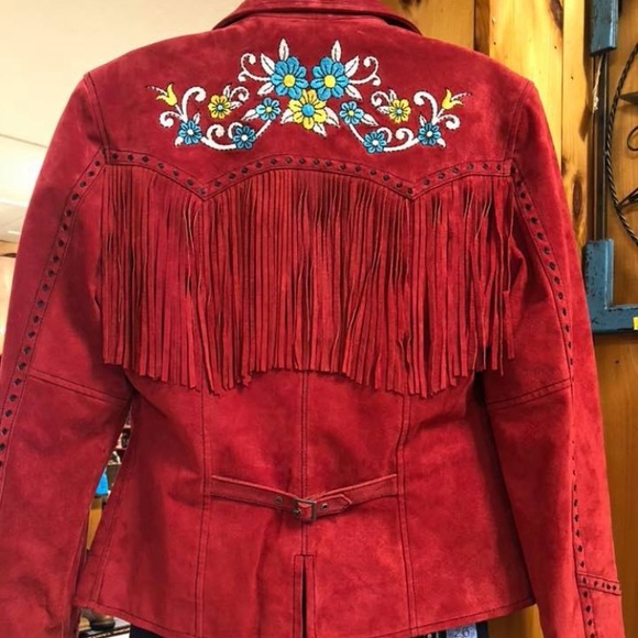 Cripple Creek women’s Leather Fringe Jacket - Picture 1 of 6